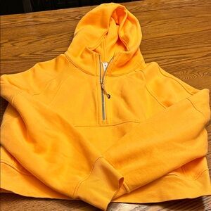 Lululemon Athletica Bold Orange Hoodie Scuba